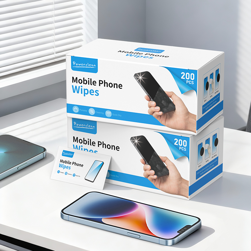 200片装英文手机清洁湿巾